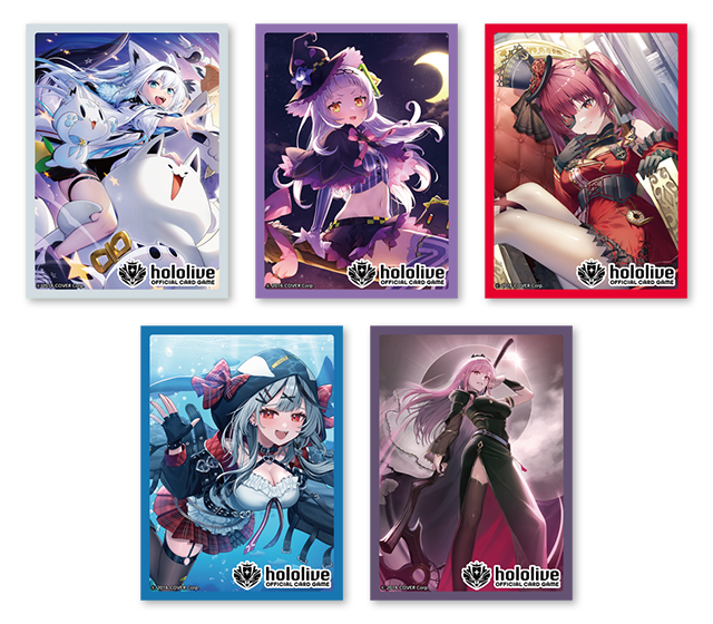 hololive OFFICIAL CARD GAME 官方卡套 Vol.2 (白上フブキ/紫咲シオン/宝鐘マリン/沙花叉クロヱ/森カリオペ)