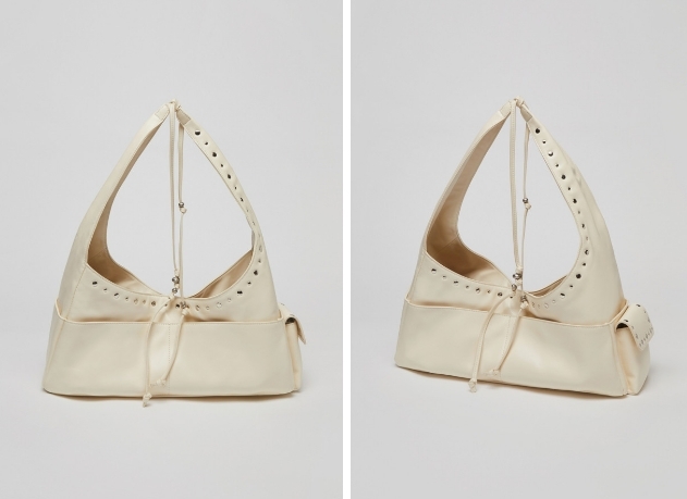 韓國代購 Archivepke Freckle shoulder bag(Coconut milk)羊皮