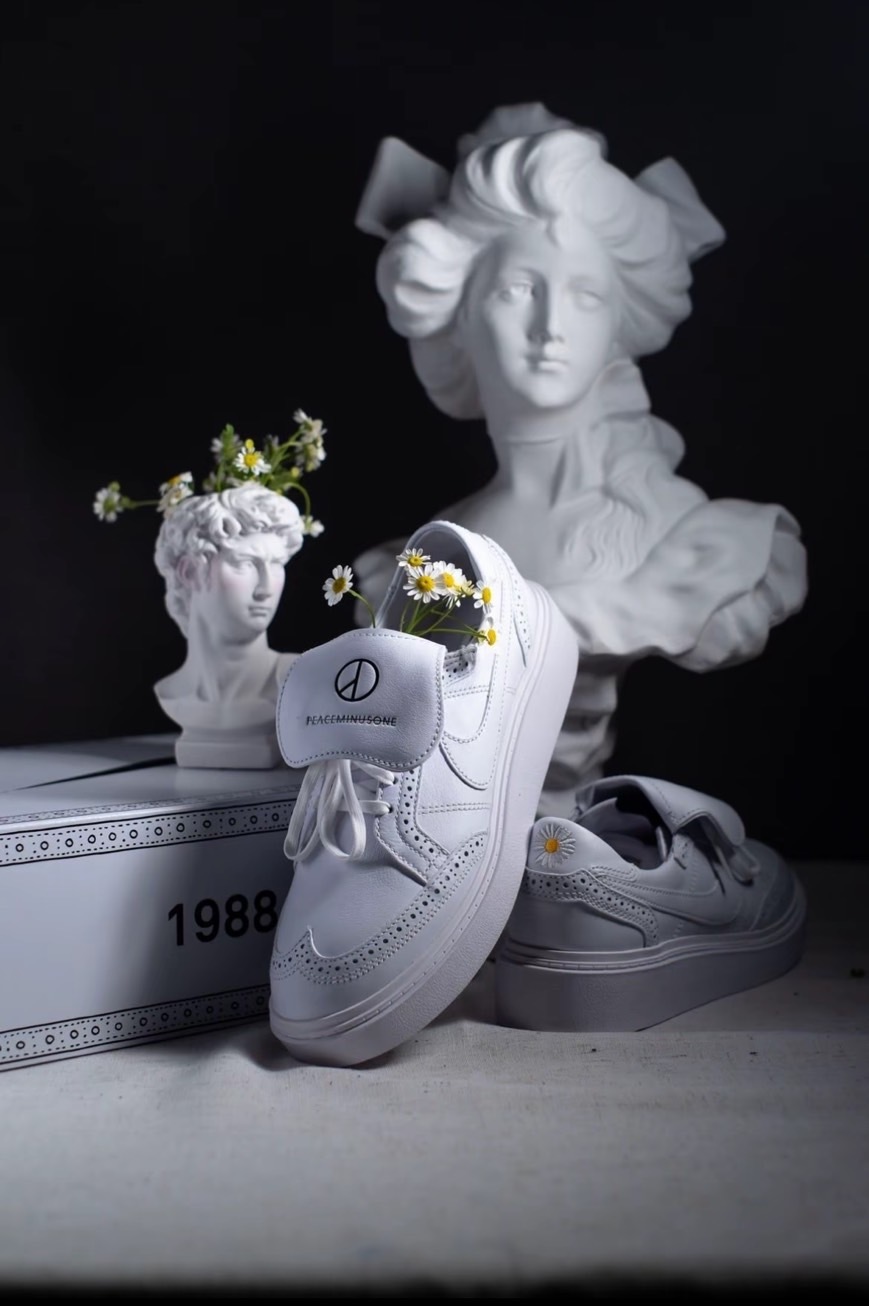 <權志龍聯名👑👑👑> PEACEMINUSONE x Nike Kwondo 1 GD 聯名 雛菊 小花 DH2482100
