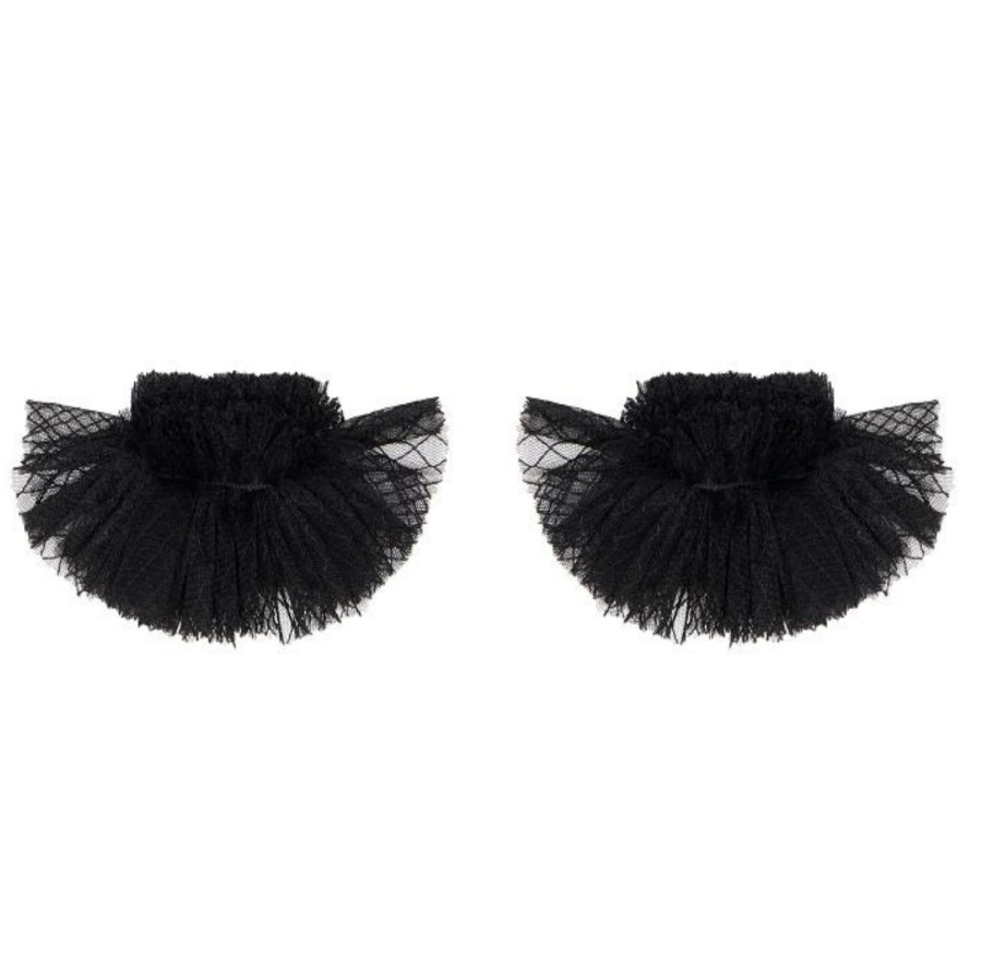 1CI1004-096 CATHERINE OSTI Cuffs ‘’Chantal’’ Black (A-K11-E)