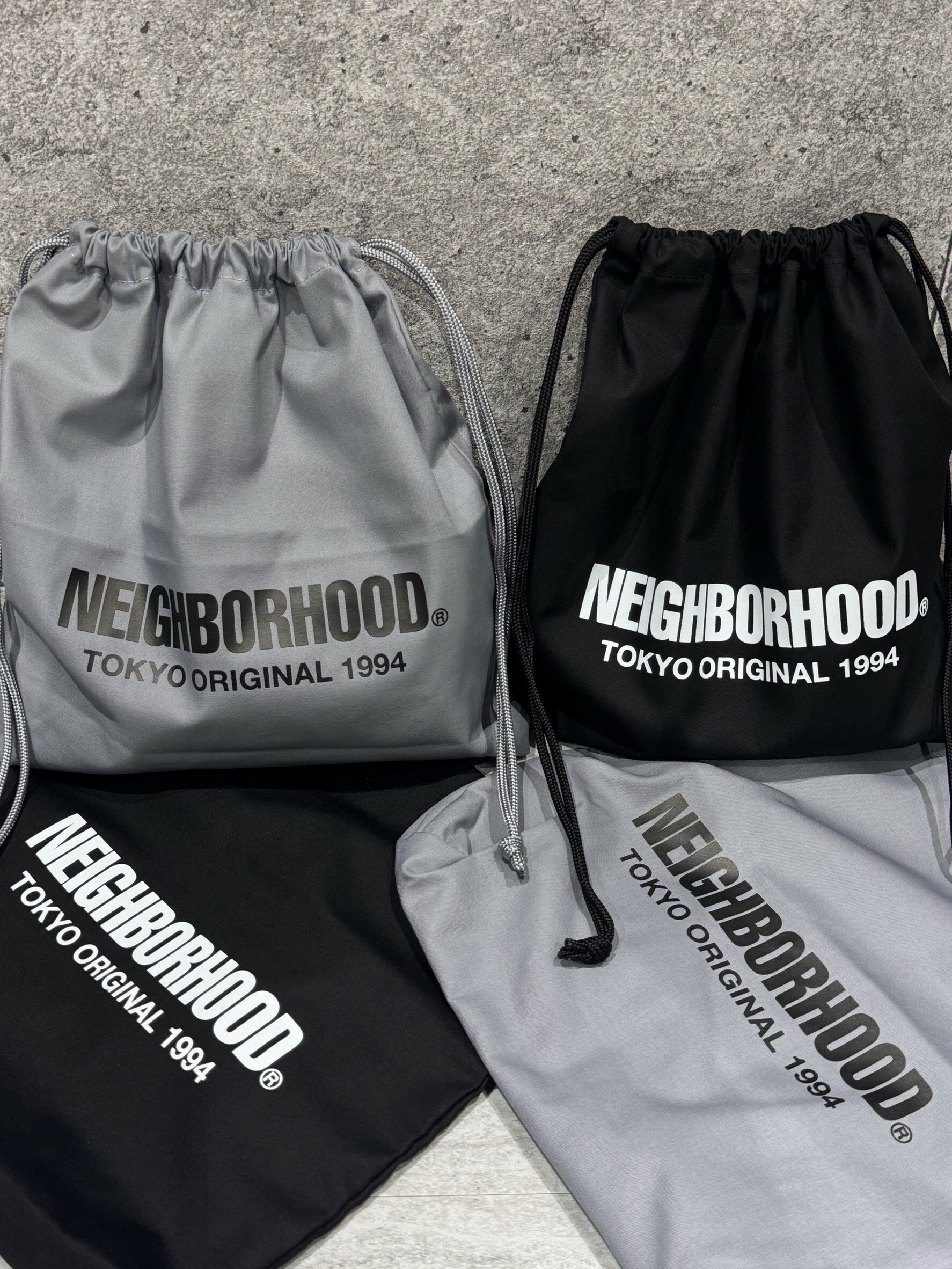 バッグ NEIGHBORHOOD LOGO DRAWSTRING SHOULDER LOGO DRAWSTRING SHOULDER BAG