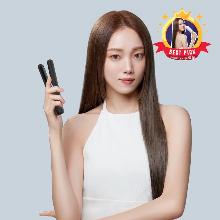 Glampalm GP103 Double-C 迷你造型夾 [弧形板面] [型格黑色]