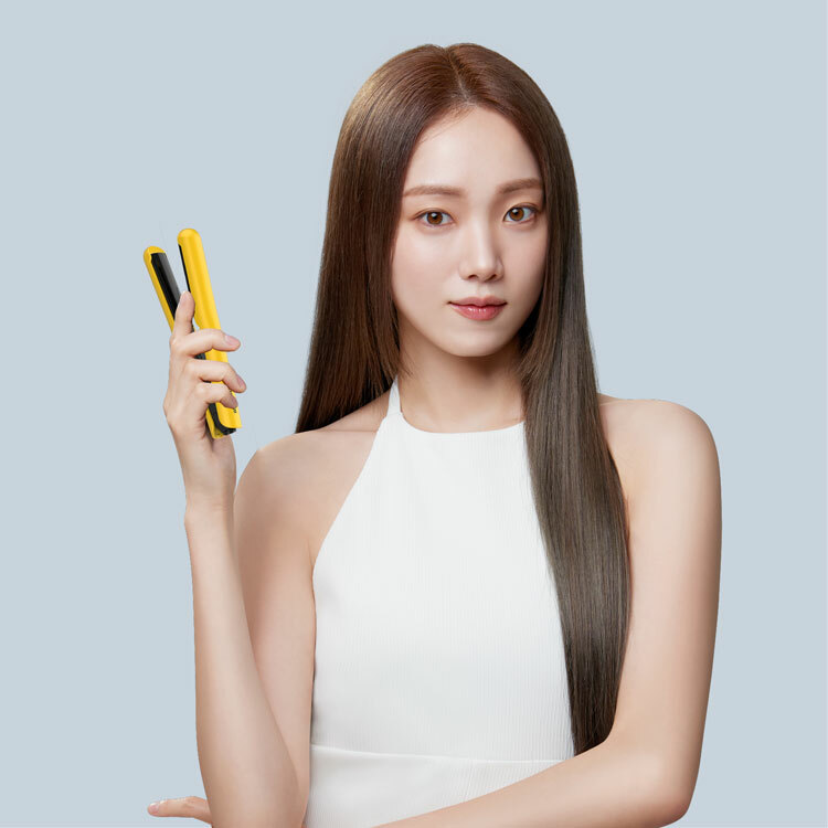 Glampalm GP103 Double-C 迷你造型夾 [弧形板面] [向日葵黃色]