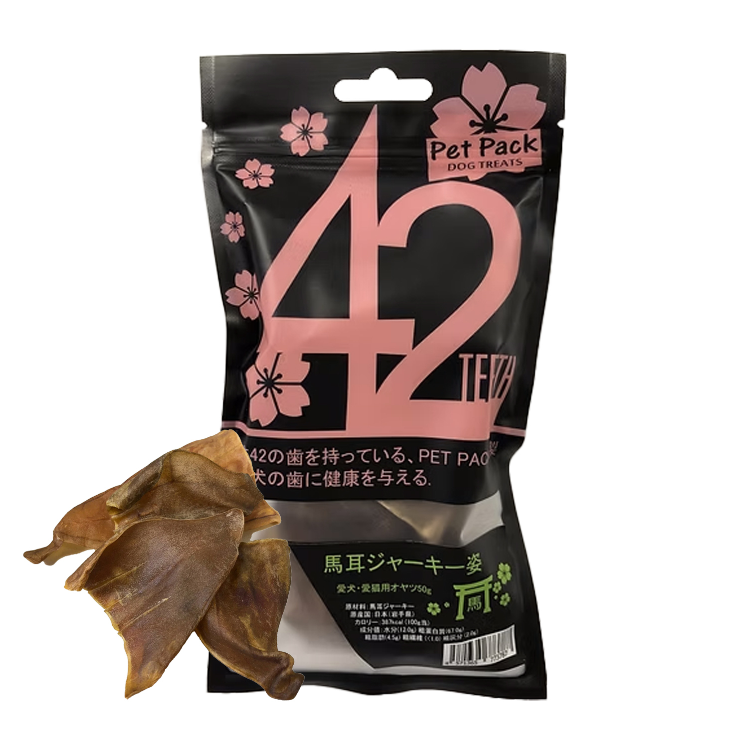 PET PACK 日本小食系列 - 原隻馬耳 50g