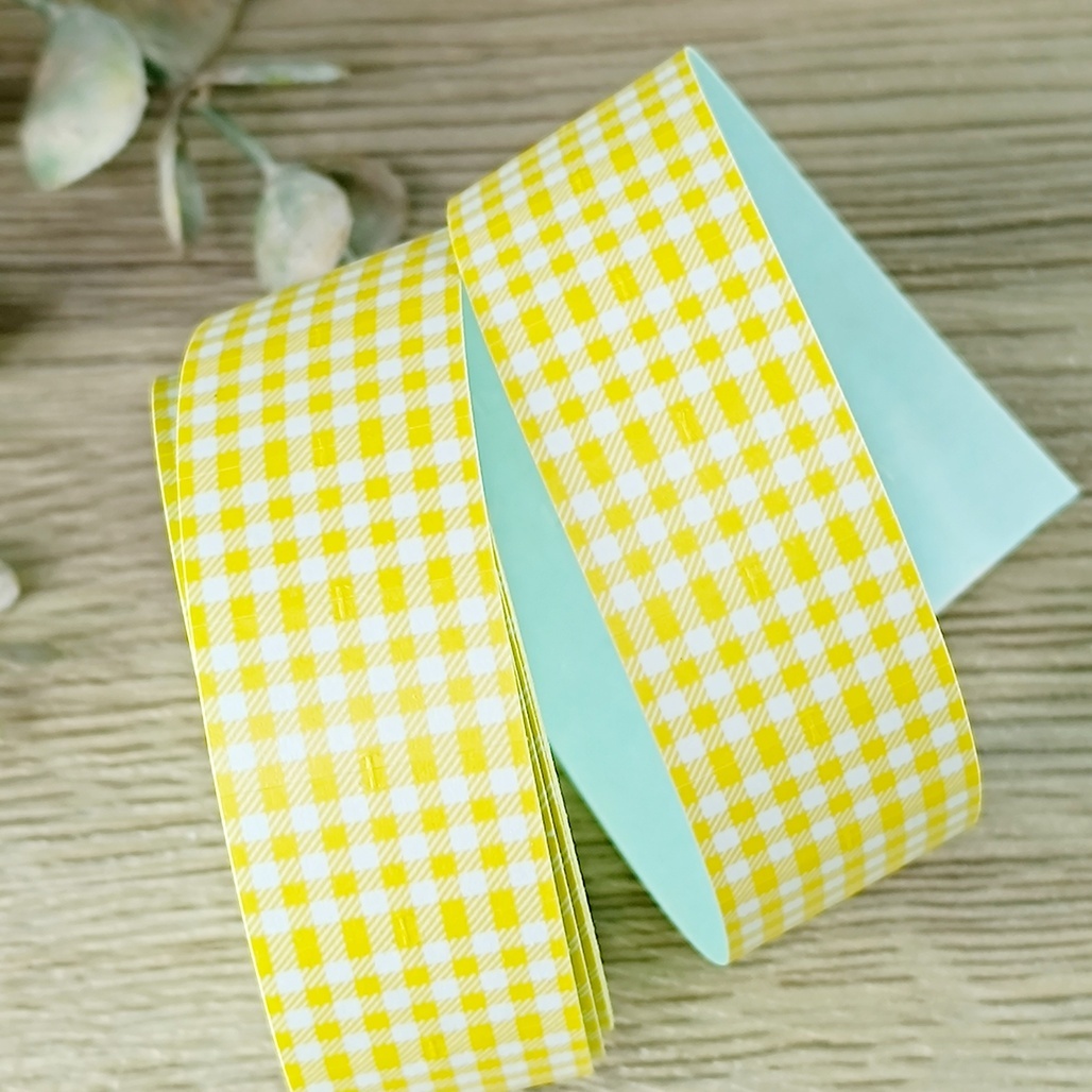 日本Stamp Marche．標籤機貼紙膠帶捲 3格紋+1款 <整捲/分裝>