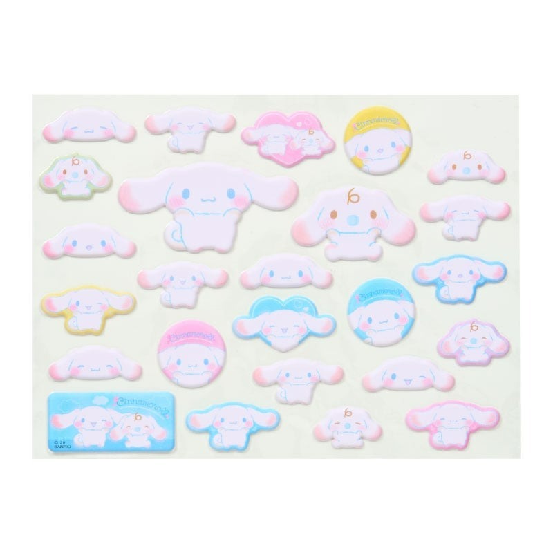 日本 Sanrio Cinnamoroll 玉桂狗 生日 可愛表情系列 - 貼紙套裝 (25入)