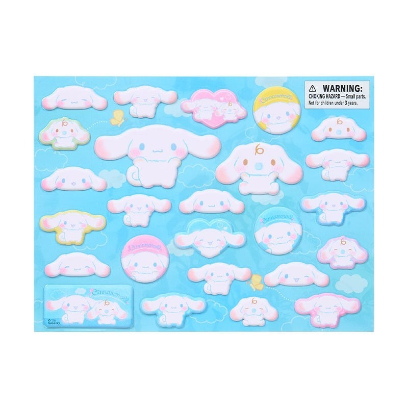 日本 Sanrio Cinnamoroll 玉桂狗 生日 可愛表情系列 - 貼紙套裝 (25入)