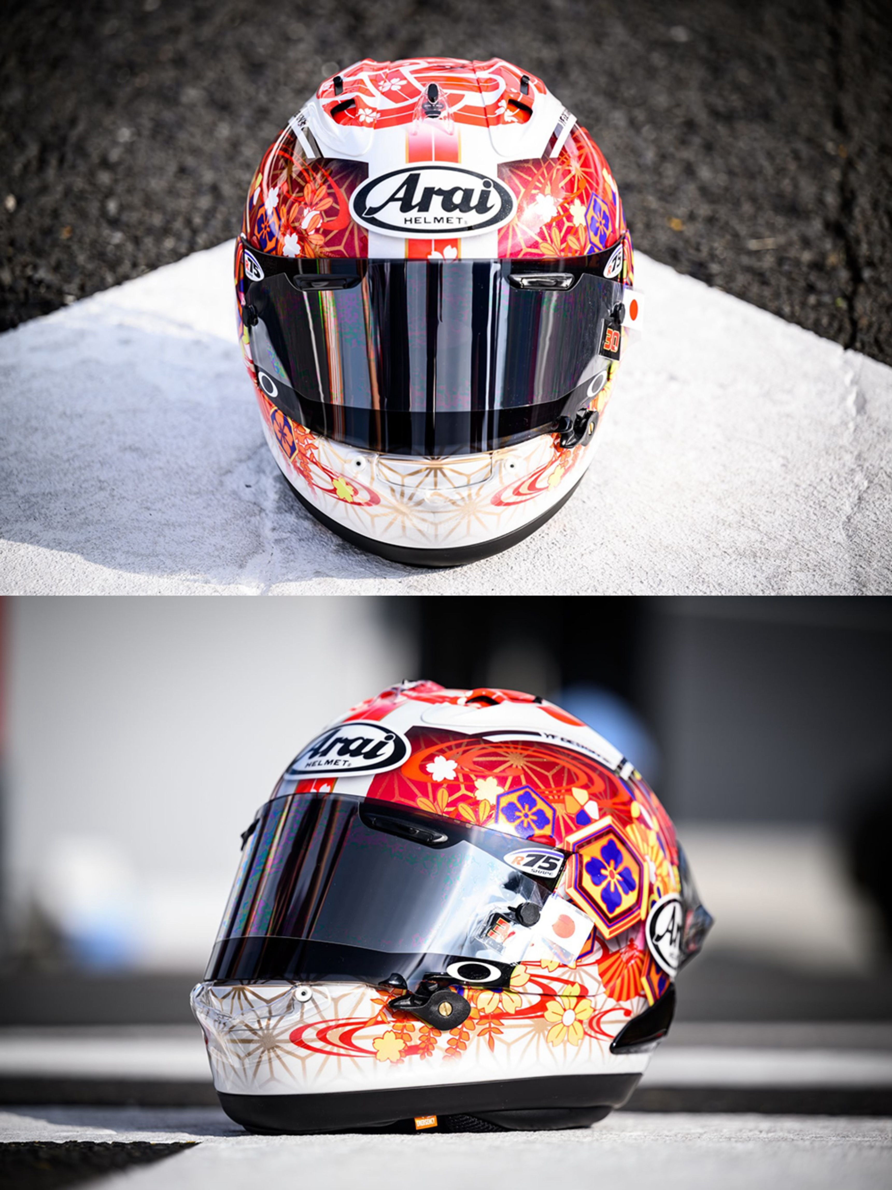 新品未使用ARAI RX-7X NAKAGAMI GP3 59-60cm CORSAIR-X | Nakagami-3 | Arai