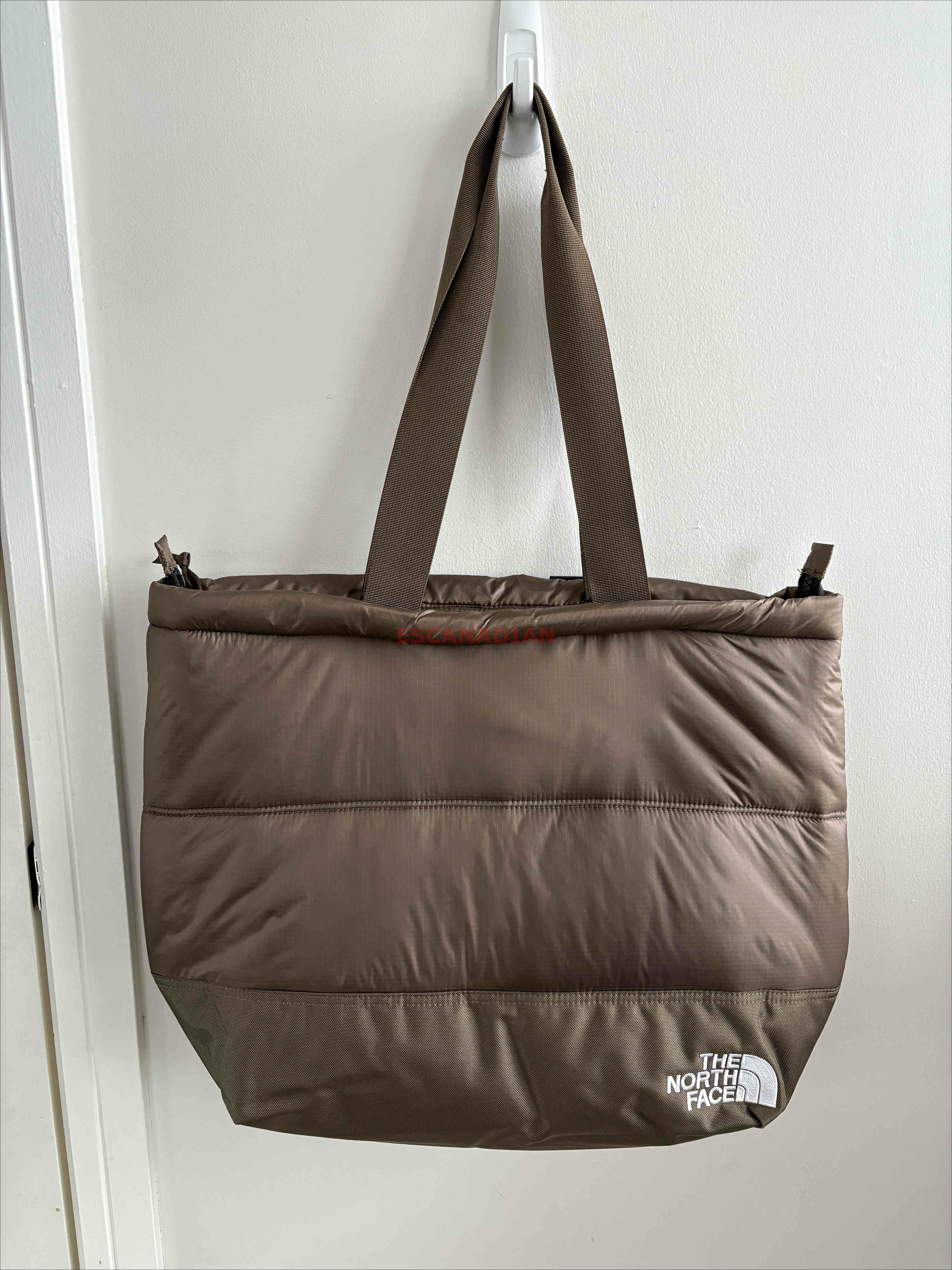 THE NORTH FACE  Nuptse系列 蓬鬆 刺繡 防潑水面料 托特包