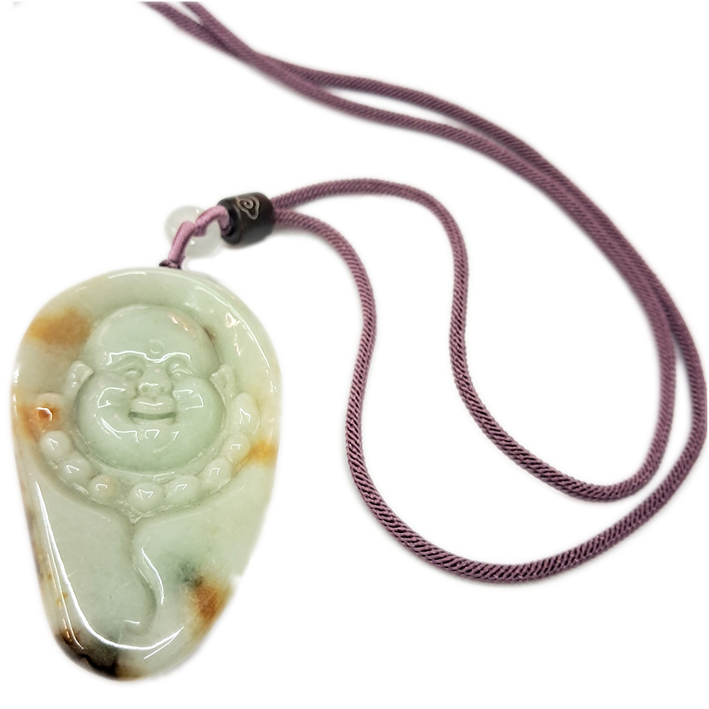 彌勒佛緬甸天然翡翠A貨【十方】135566