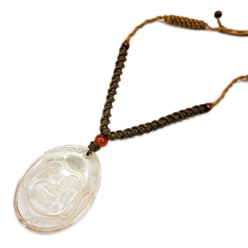 水晶彌勒佛中國結項鍊【十方】123052