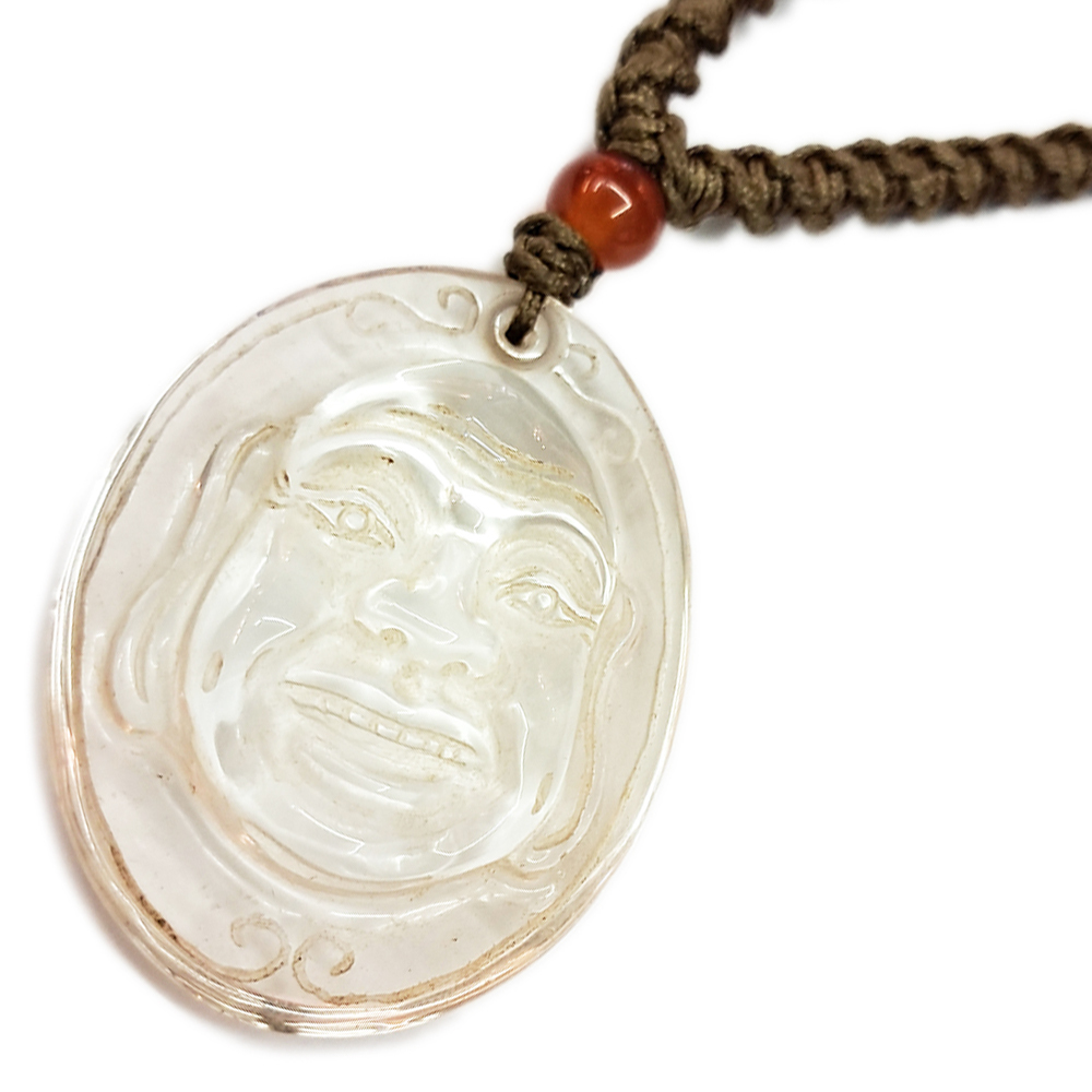 水晶彌勒佛中國結項鍊【十方】123052