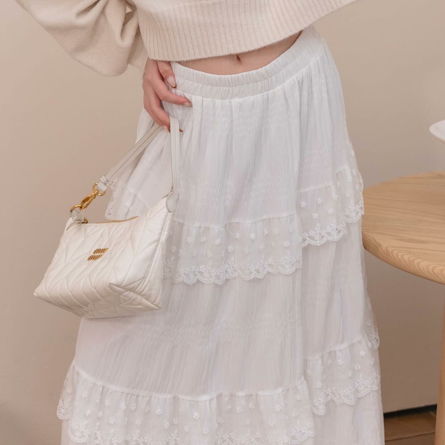 Kimmame - Sweet Lace 半截長裙