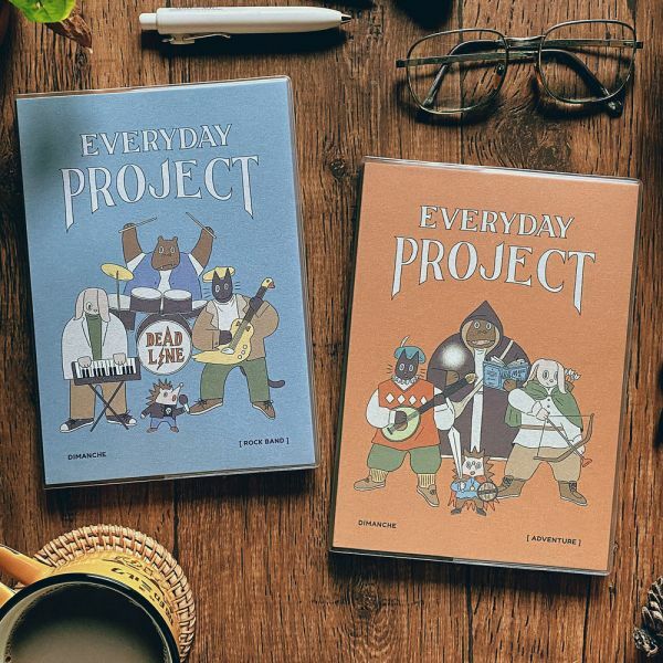 貓咪樂隊 每日專案誌 萬年曆手帳｜迪夢奇 Dimanche