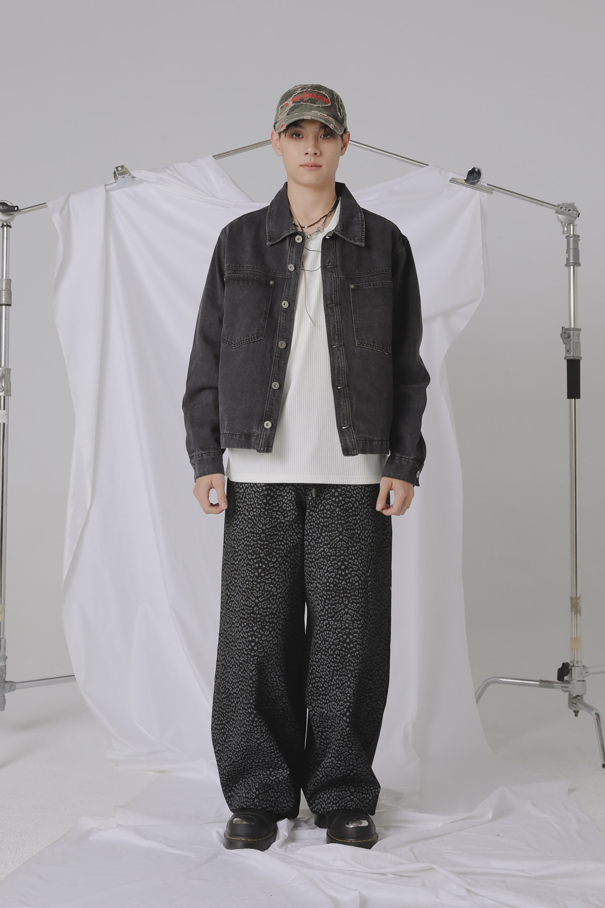 Leopard Banding Balloon Pants #長褲