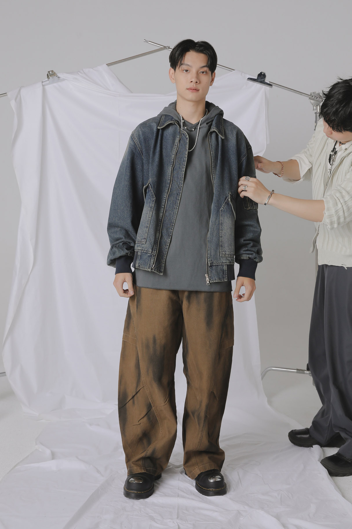 Mud Spot Cut Denim #長褲