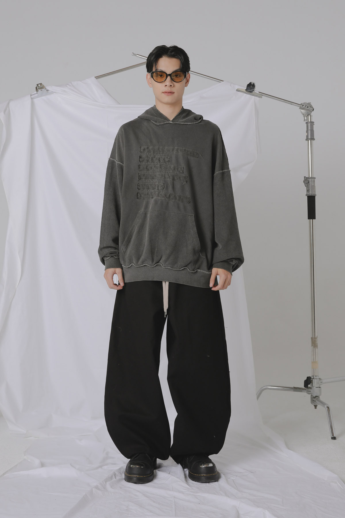 Tape Pigment Hoodie #帽T