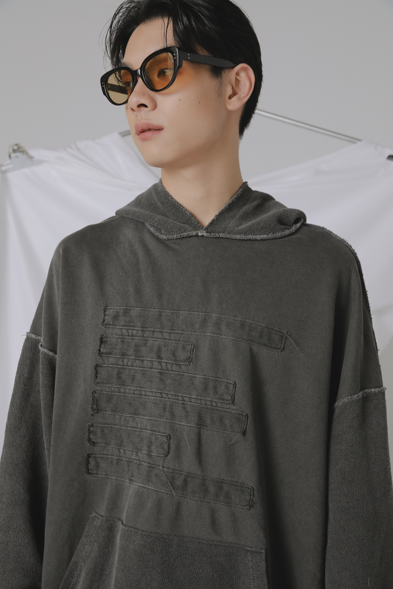 Tape Pigment Hoodie #帽T