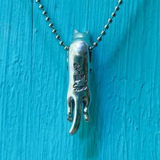 BIG BLACK MARIA (BBM) STRETCHABLE CHIBI CAT PENDANT NECKLACE - PRE ORDER ITEM (預訂中)