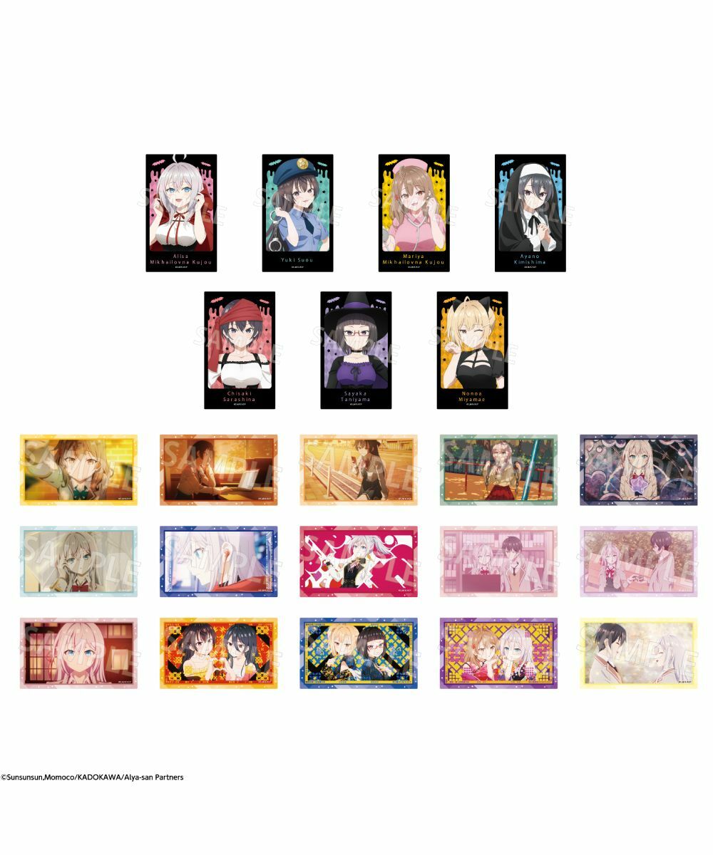 預購-『不時輕聲地以俄語遮羞的鄰座艾莉同學』迷你動畫劇照收藏組3 BOX販售【日本進口精品】