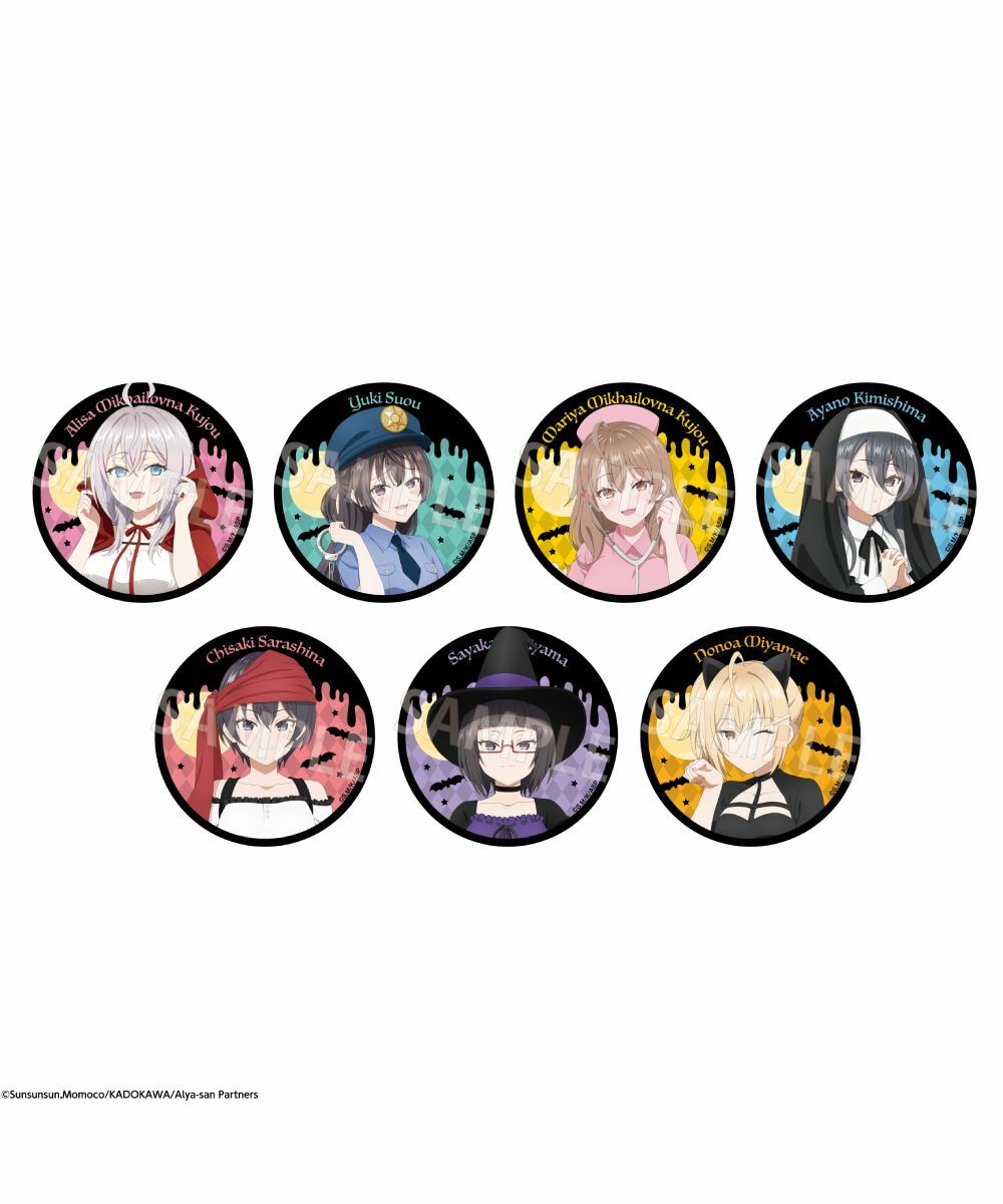 預購-『不時輕聲地以俄語遮羞的鄰座艾莉同學』 集換式徽章　萬聖節 ver. BOX販售【日本進口精品】