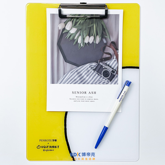 筆樂 Penrote 醜白兔 A4板夾 UEC3346 系列