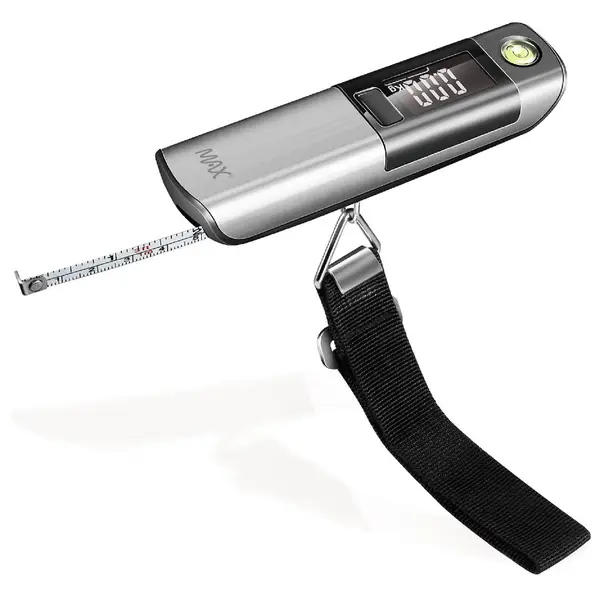 MAX DIGITAL LUGGAGE SCALE WITH MEASURING TAPE MA-LC2311