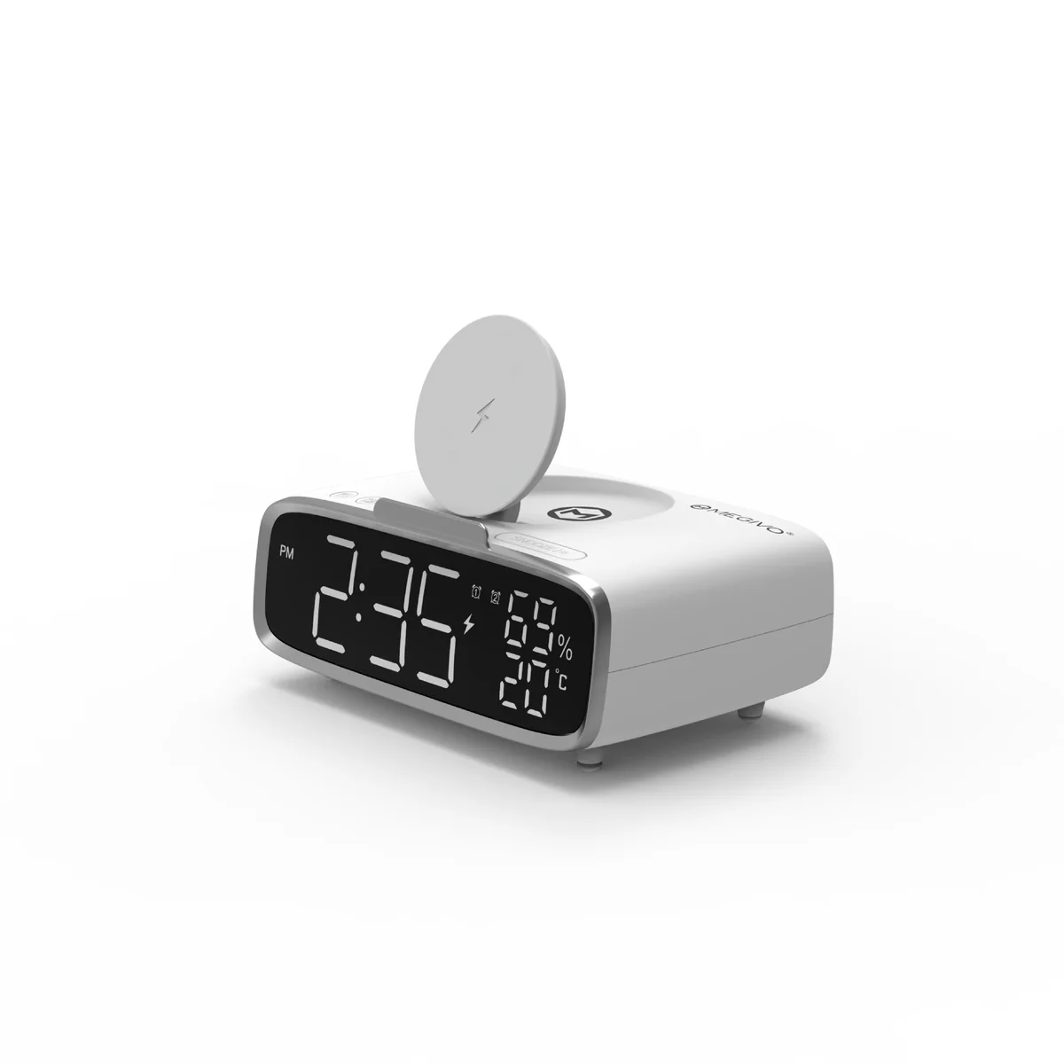 Megivo Wecker Digital Alarm Clock- Grey 多功能數位鬧鐘 灰色_M-WE-AC01_GY