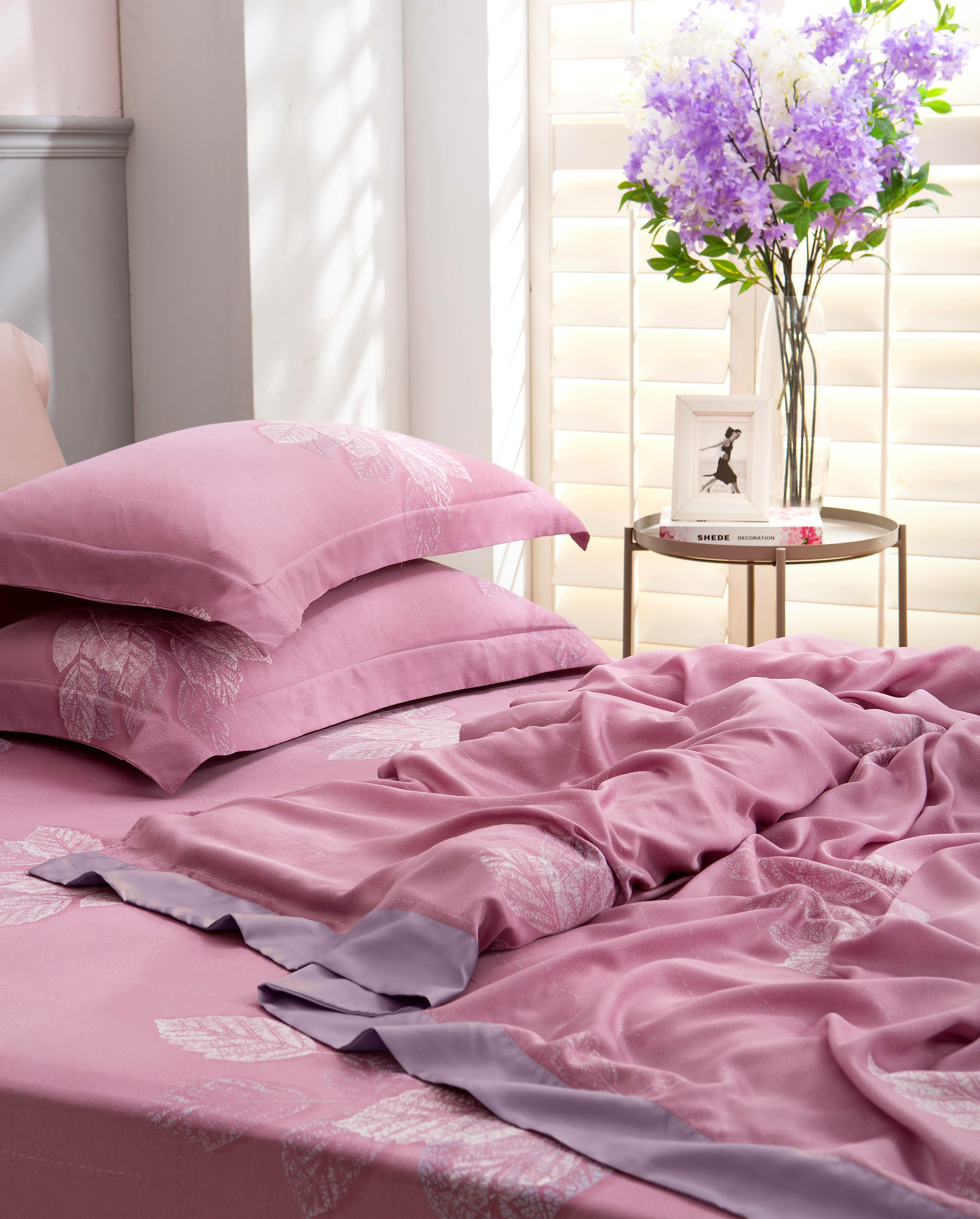 100%100支凡芮思頂級天絲【梧葉】雙色翅膀款【五件組】有單人