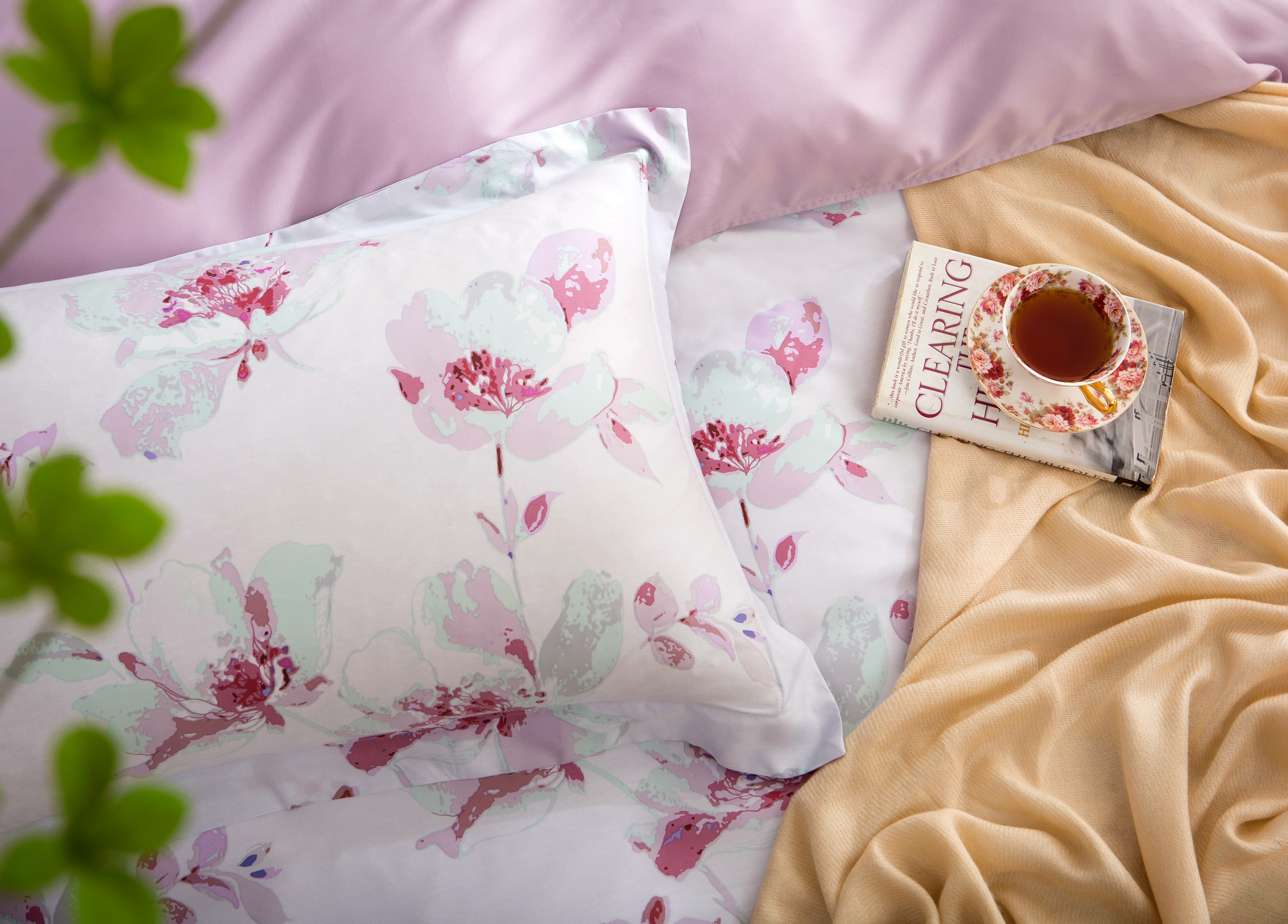 100%100支凡芮思頂級天絲【花盼】雙色翅膀款【五件組】有單人