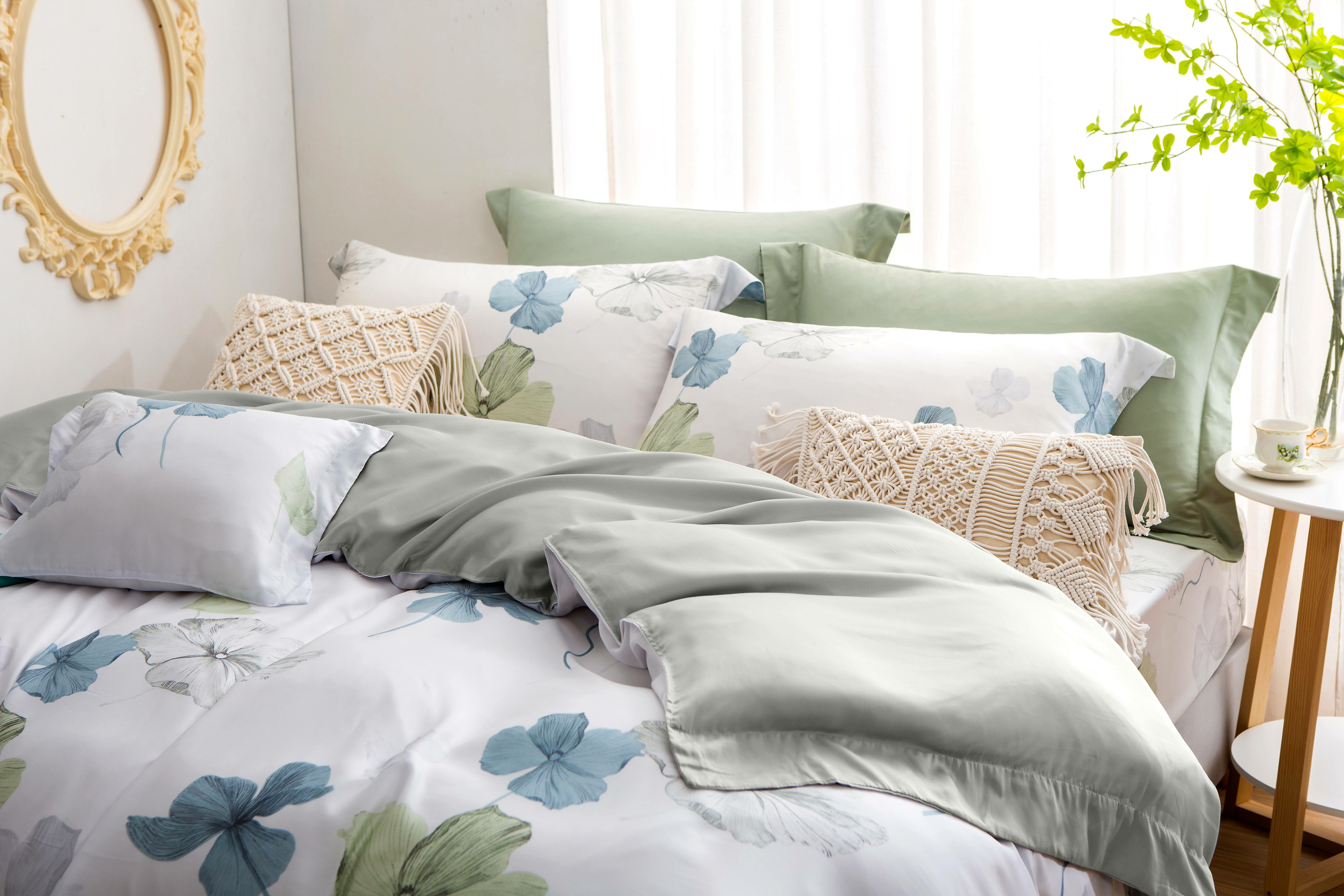 100%100支凡芮思頂級天絲【雨後出晴】雙色翅膀款【五件組】有單人