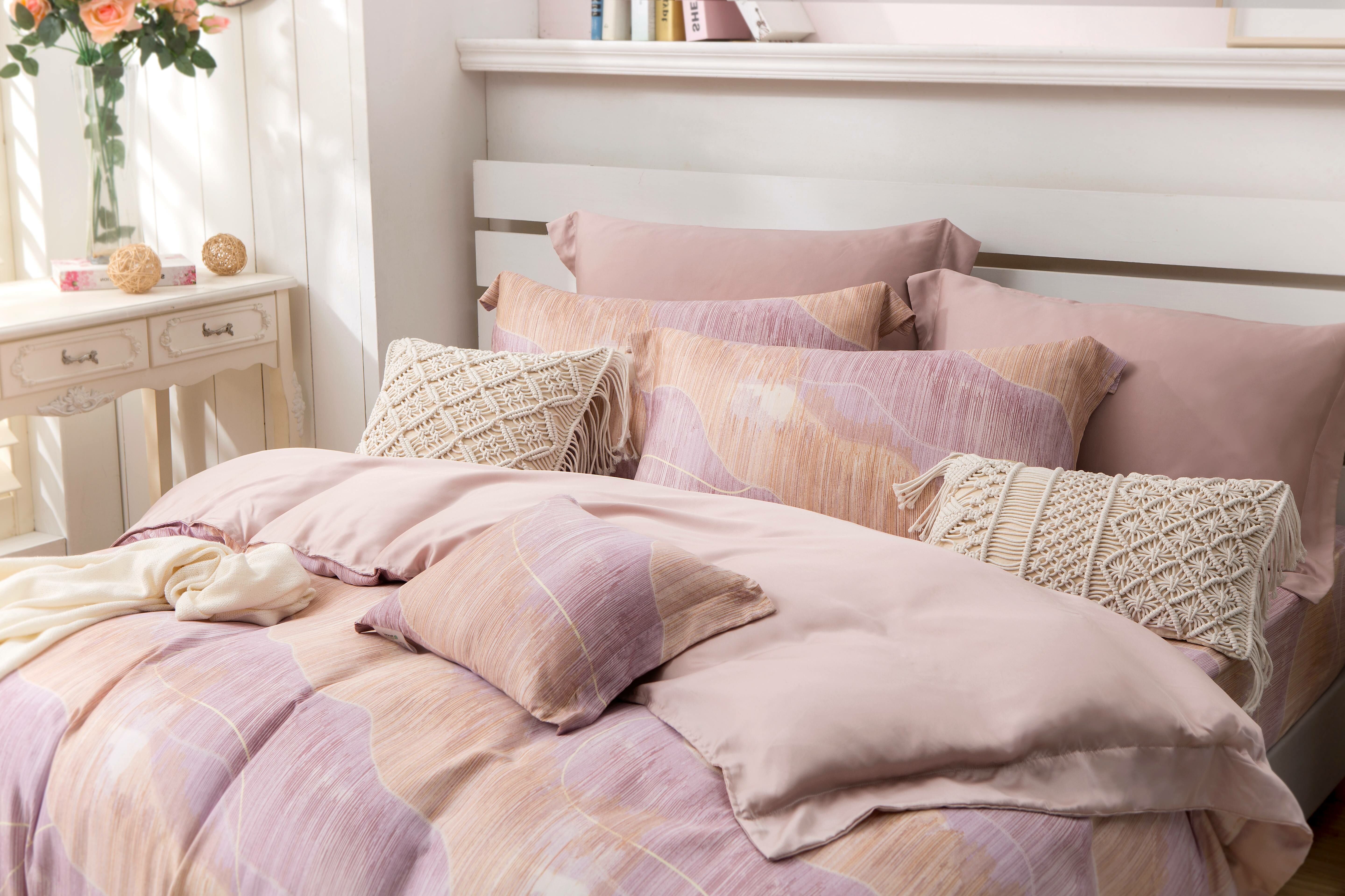 100%100支凡芮思頂級天絲【永恆時光】雙色翅膀款【五件組】有單人