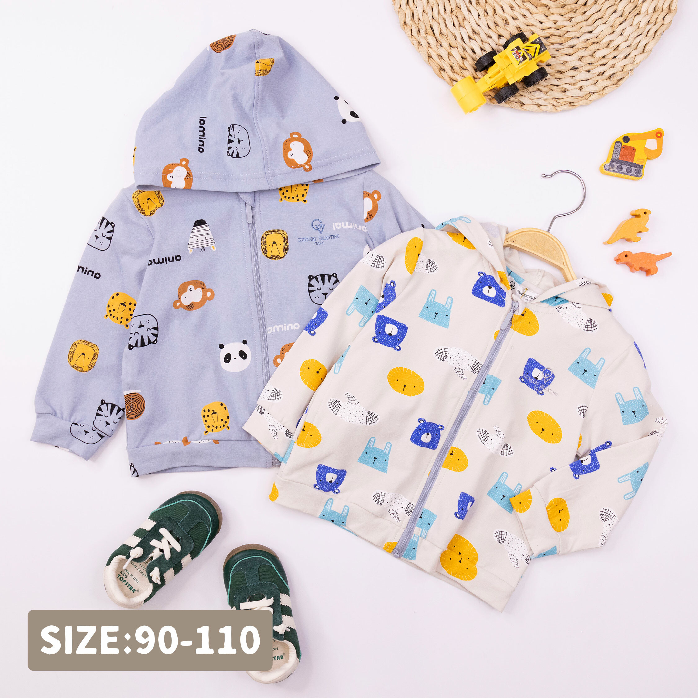 范侖鐵諾【32030】童話森林動物連帽外套