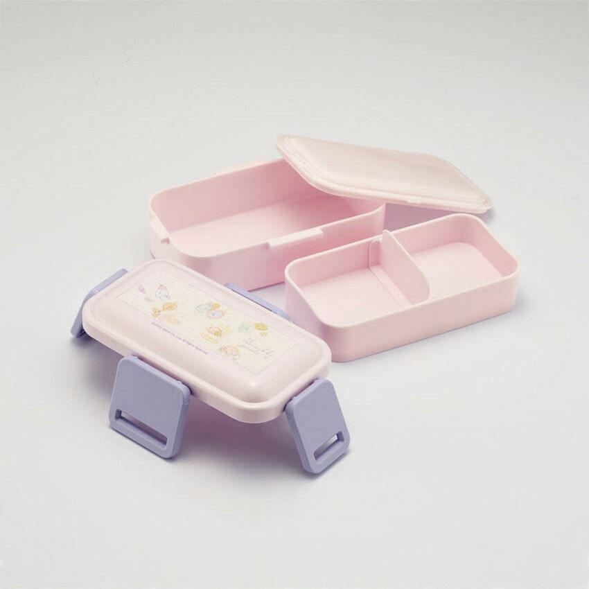 日本製 2025 新版 Skater 銀離子抗菌雙層餐盒 - 角落生物