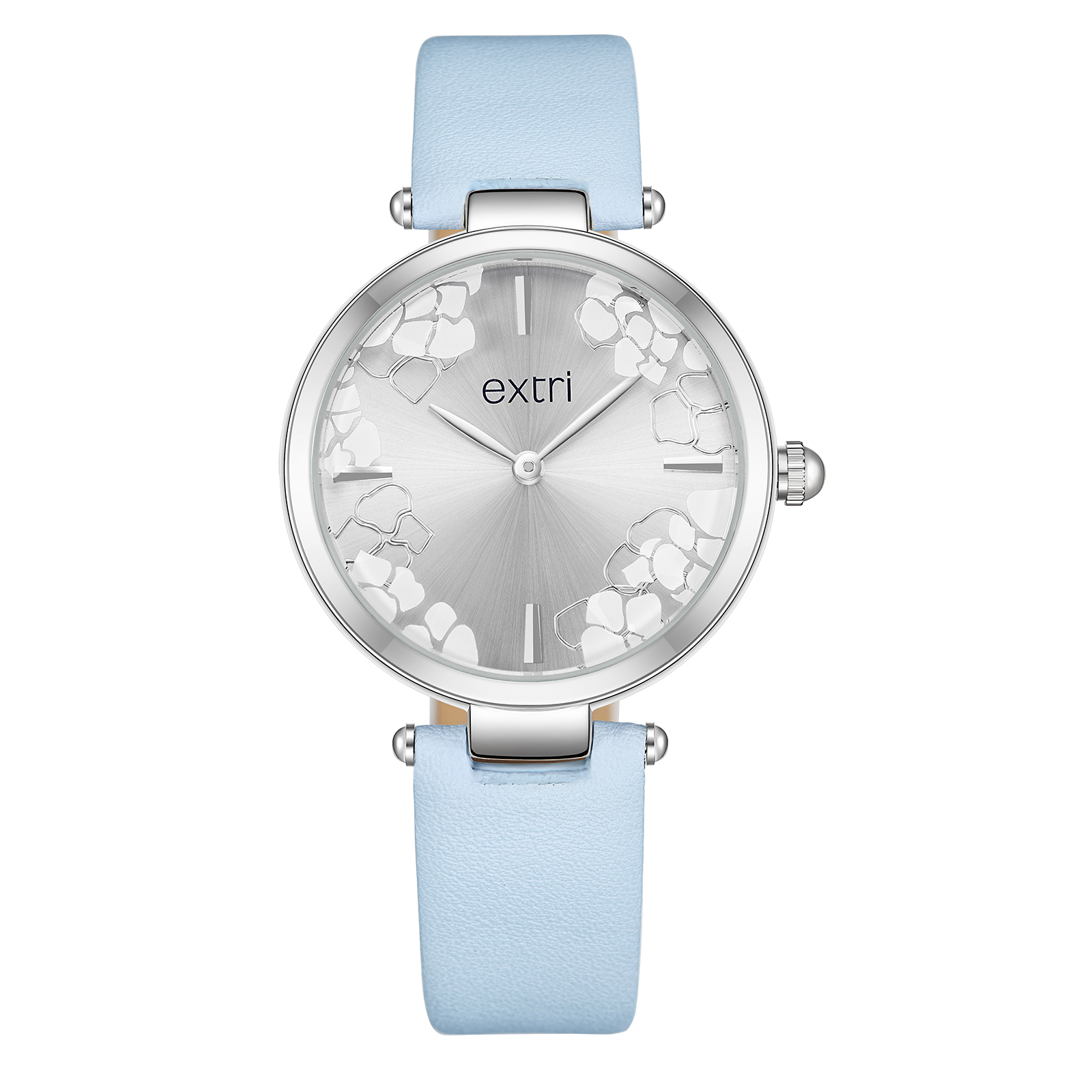 【EXTRI】 E1027 經典 簡約 優雅 皮革 女錶 手錶