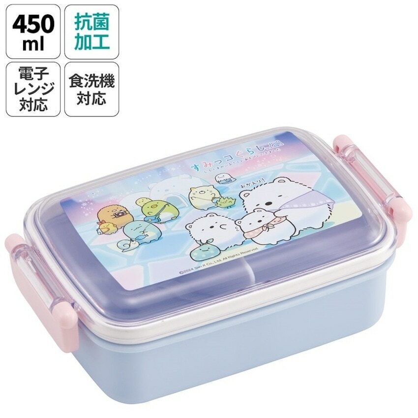 日本製 2025 新版 Skater 銀離子抗菌餐盒 - 角落生物