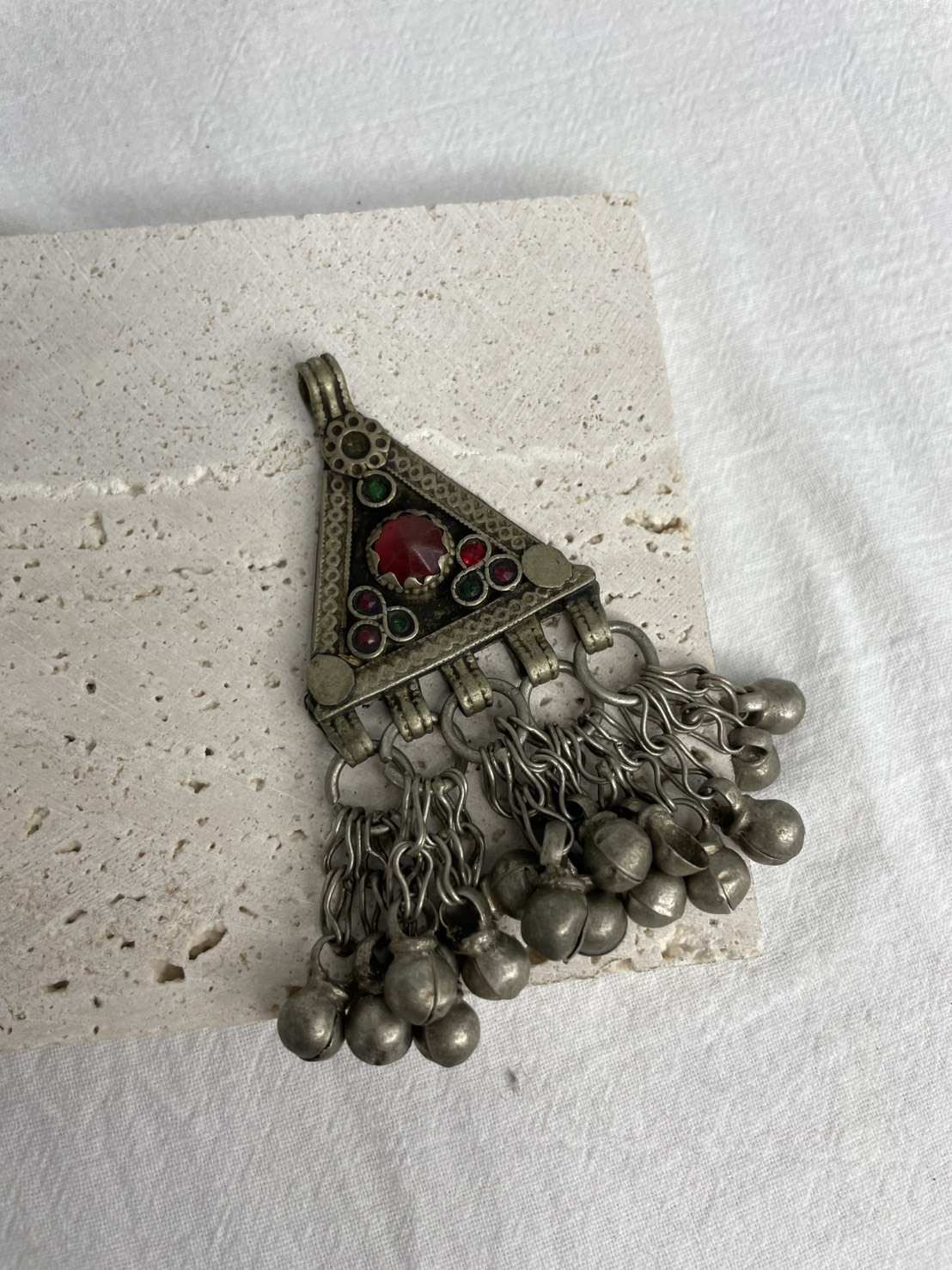 No.31 三角形阿富汗鈴鐺墜飾 8cm