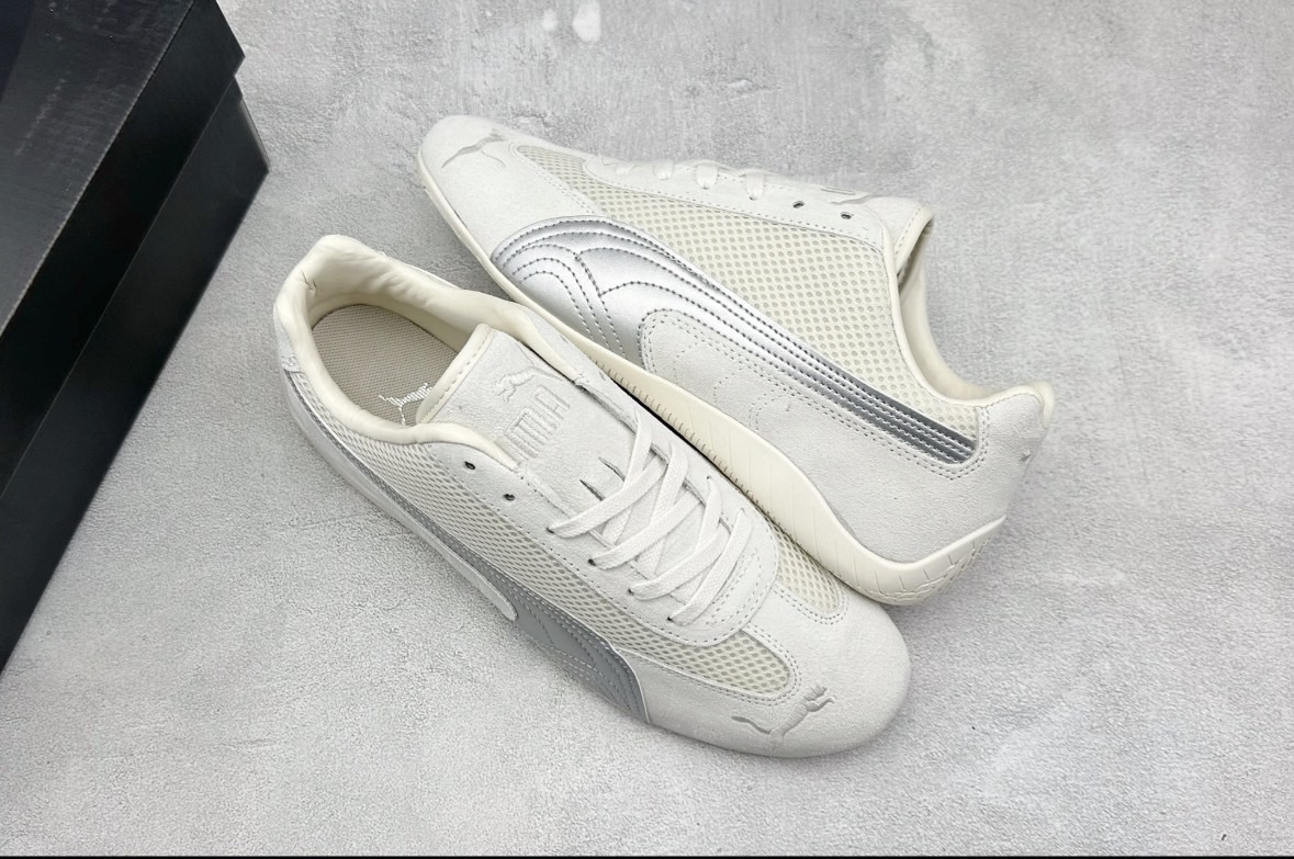 PUMA SPEEDCAT PREMIUM 賽車鞋 奶油 銀色 米色 米白 女鞋 403902-01