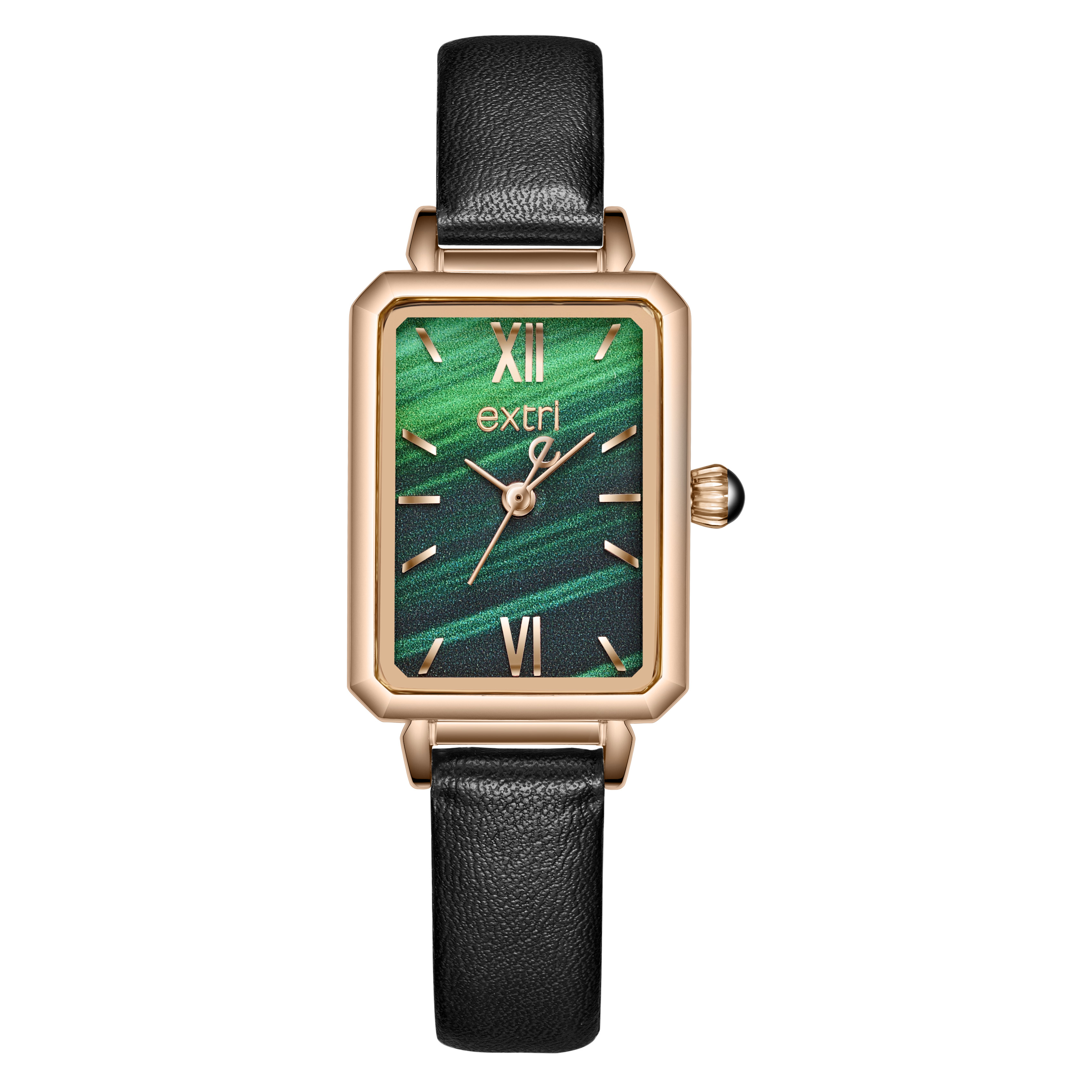 【EXTRI】 E1010 經典 簡約 優雅 皮革 女錶 手錶
