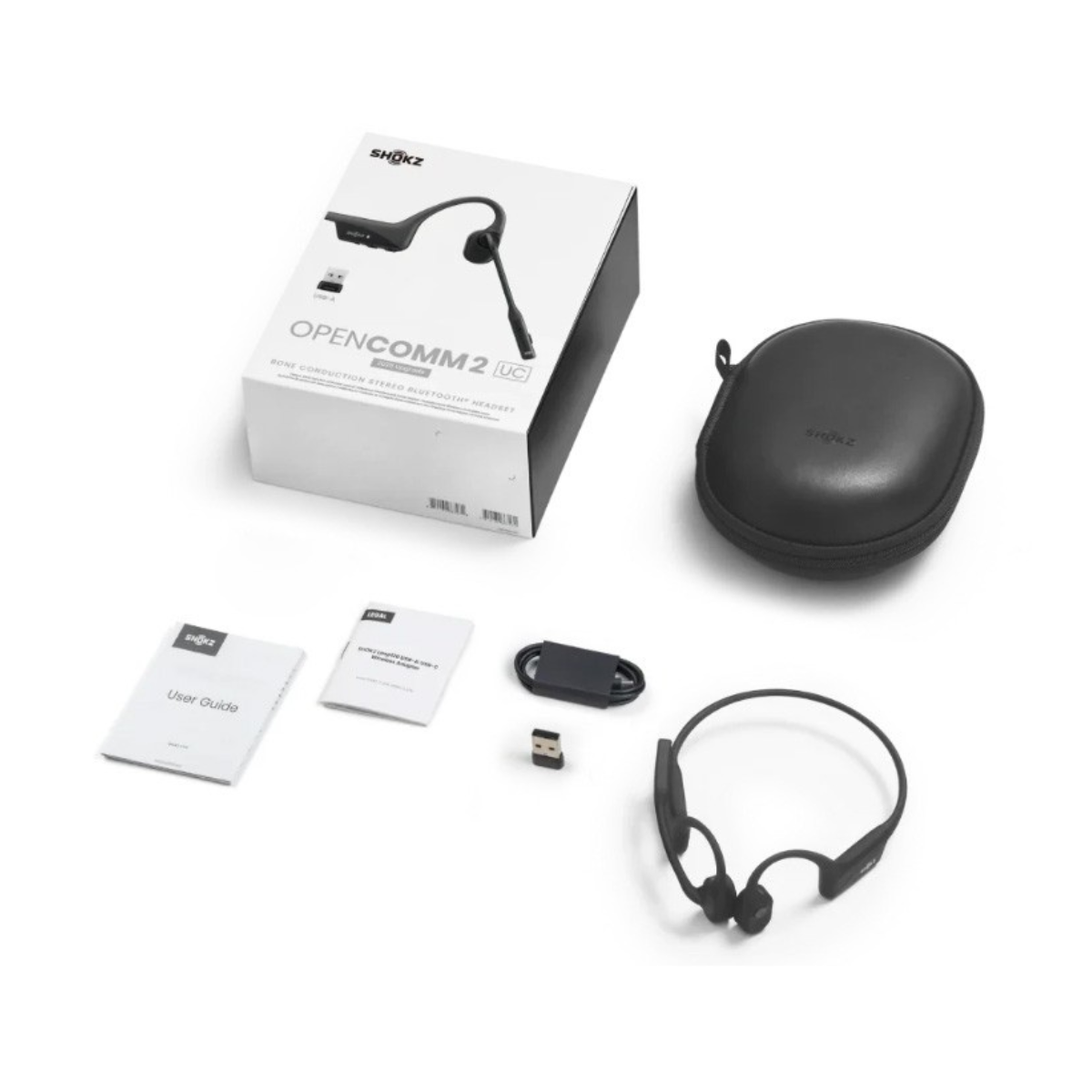Shokz OpenComm2 UC 骨傳導通訊耳機C120 (USB) - 2025 Upgrade