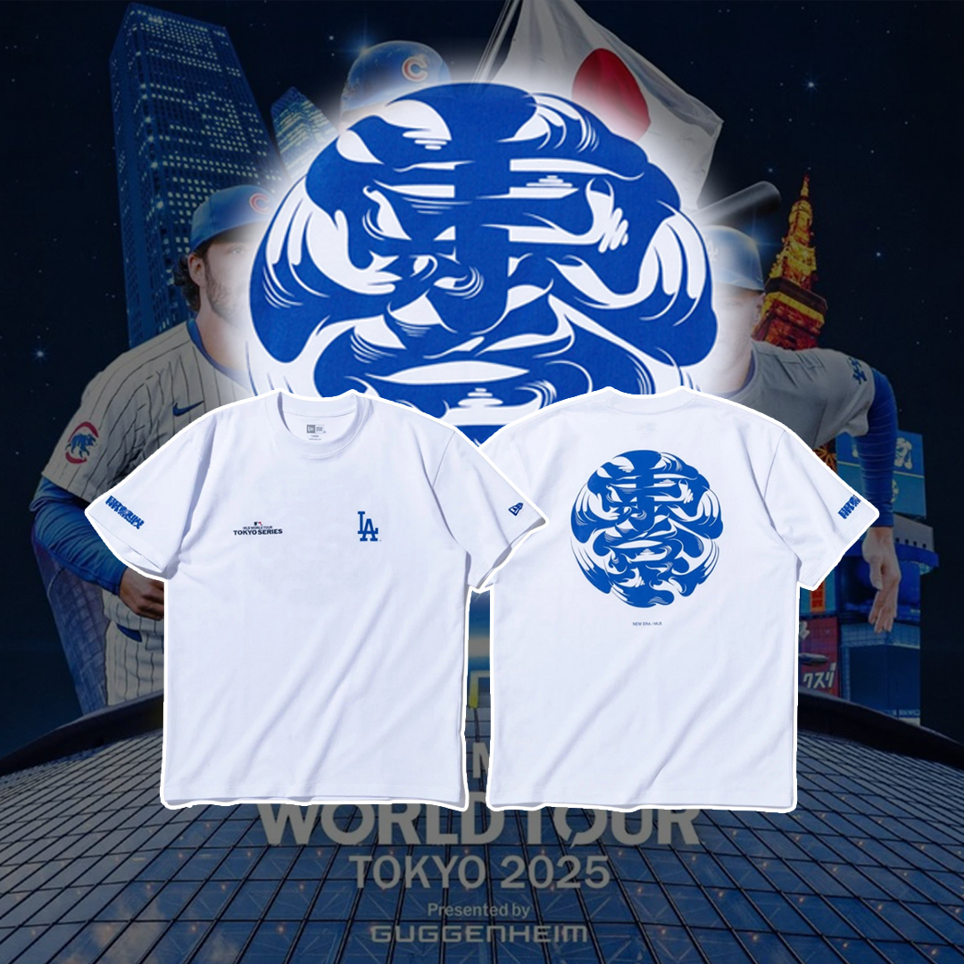 MLB NEW ERA WORLD TOUR TOKYO Series 2025 東京 開幕戰 LA洛杉磯道奇/知名球員 限量 短T (男款)
