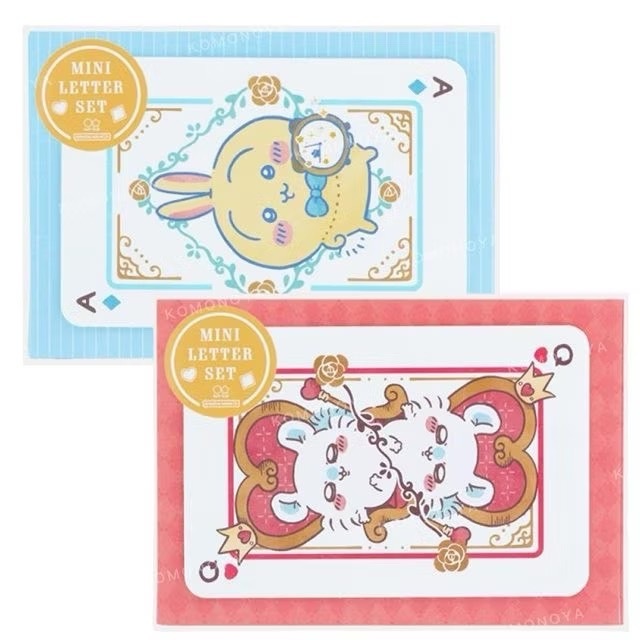 【現貨】吉伊卡哇 Chiikawa 撲克牌信紙組 信紙小卡 小桃鼠 烏薩奇兔 不可思議的國度 ちいかわ