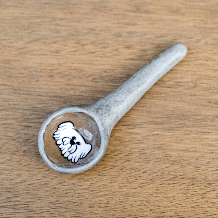 SP｜Mal Woo毛物｜陶瓷手捏湯匙｜C