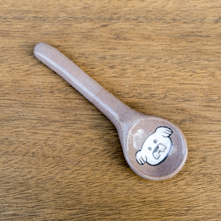 SP｜Mal Woo毛物｜陶瓷手捏湯匙｜D