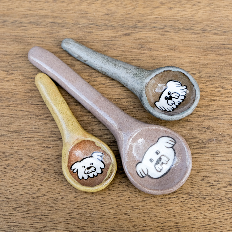 SP｜Mal Woo毛物｜陶瓷手捏湯匙｜D