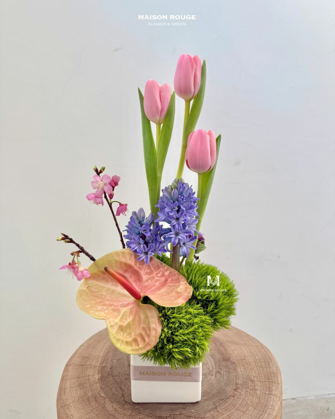 設計師款桌花・Tulip Luxe Arrangement・可客製化