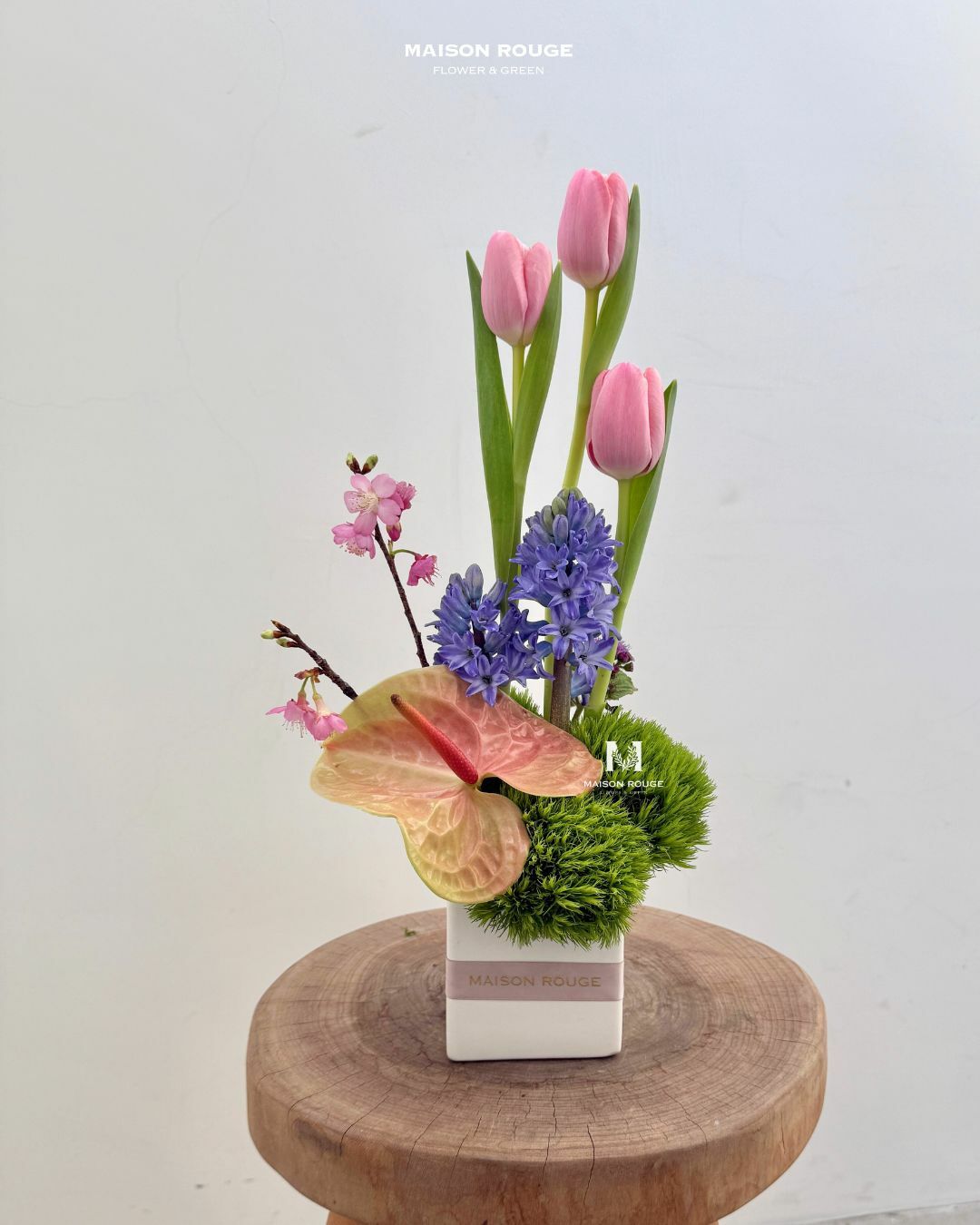 設計師款桌花・Tulip Luxe Arrangement・可客製化