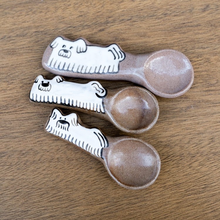 SP｜Mal Woo毛物｜陶瓷手捏湯匙｜大