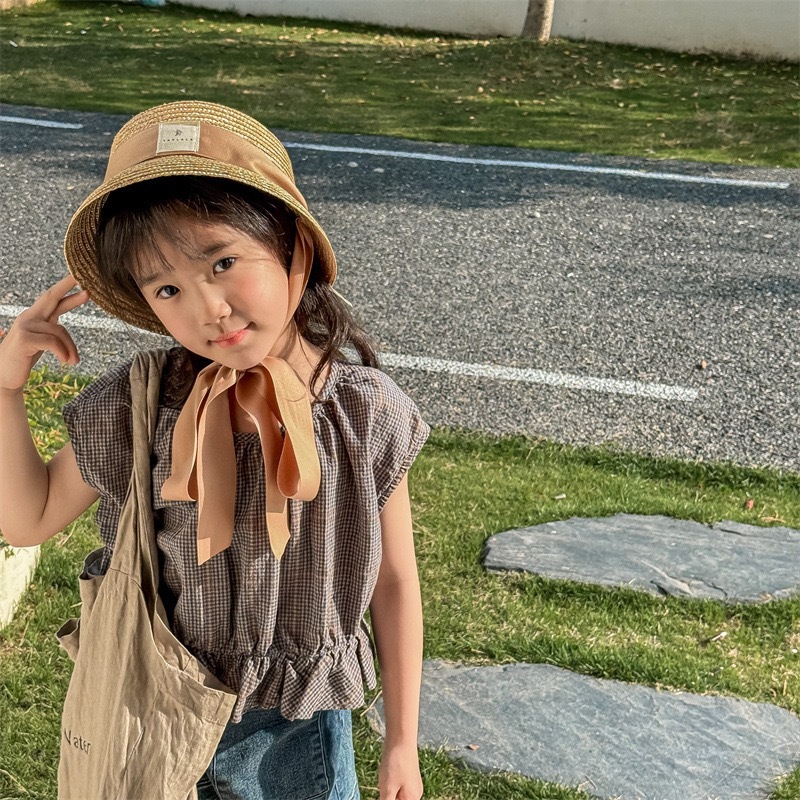 鄉村感格子上衣