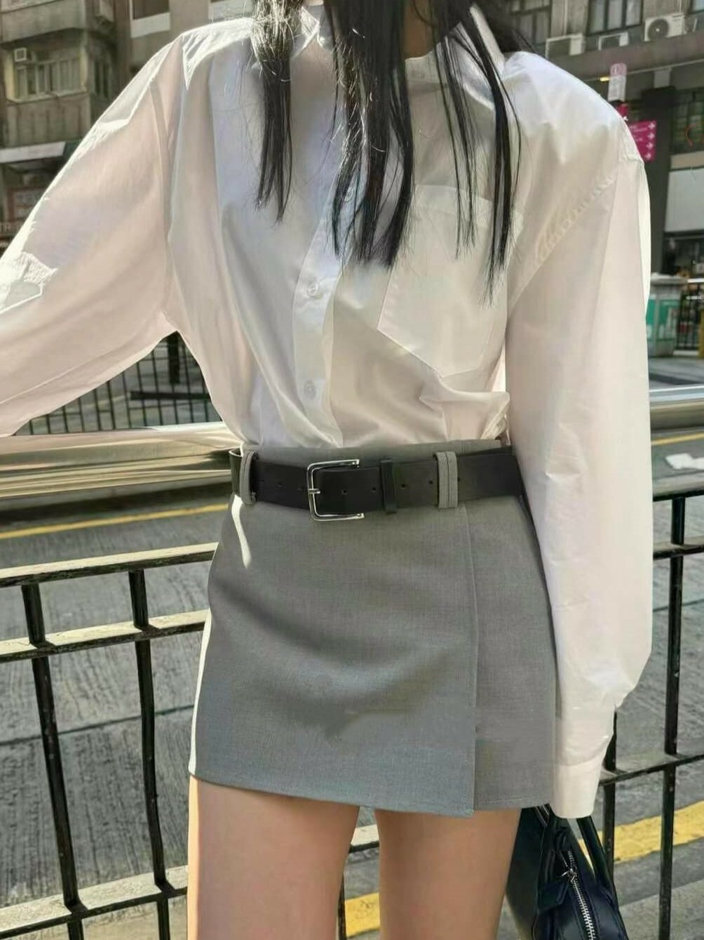 裙子丨經典百搭西裝褲裙含腰帶
